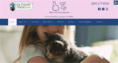Desktop Screenshot of lexingtonhospitalforcats.com